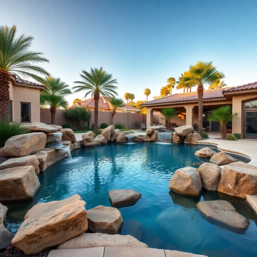 Natural freeform pool