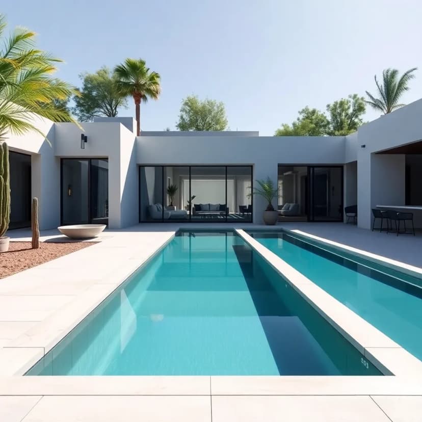 Modern pool design