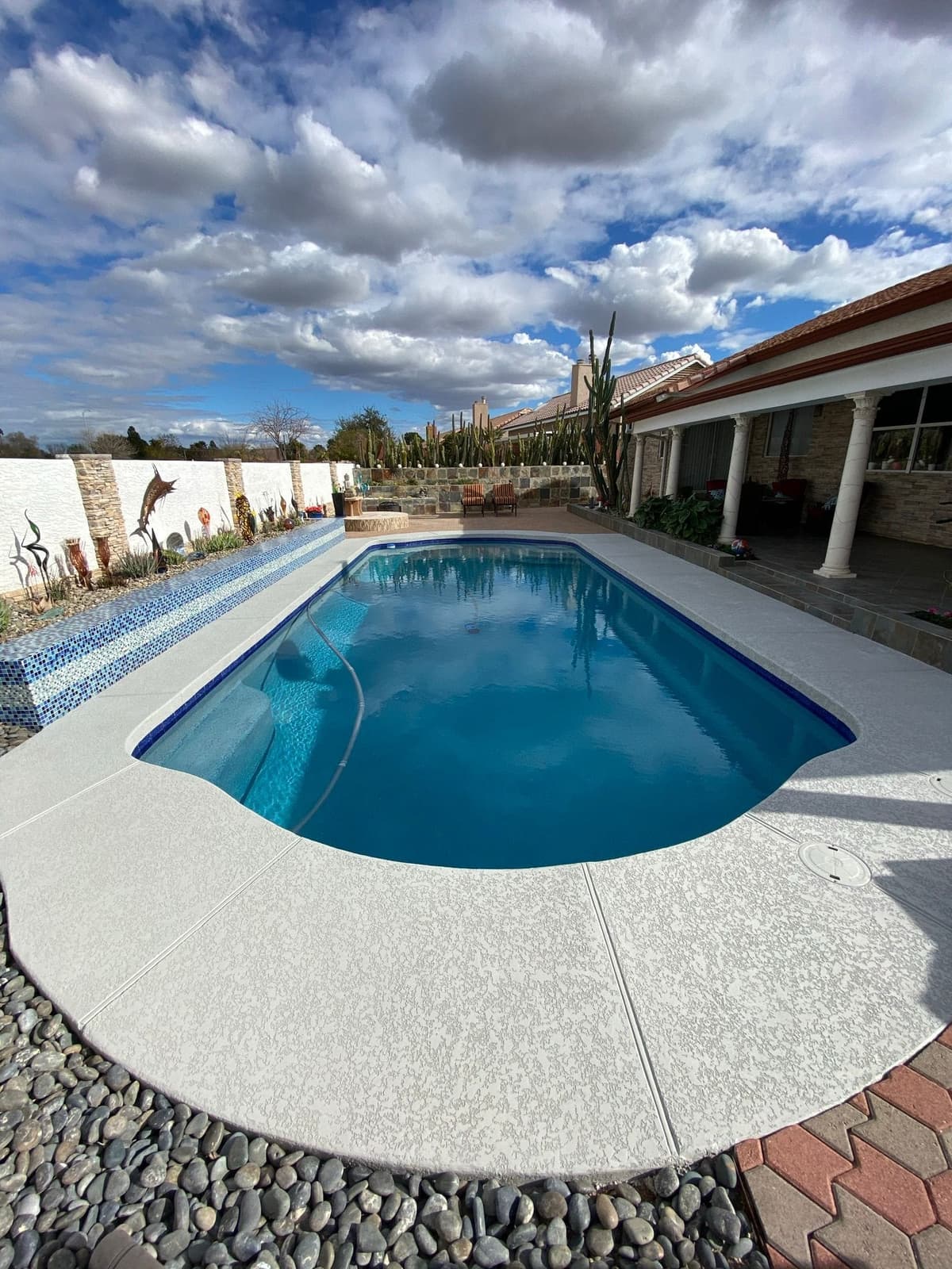 Commercial pool equipment and automation, real brand project