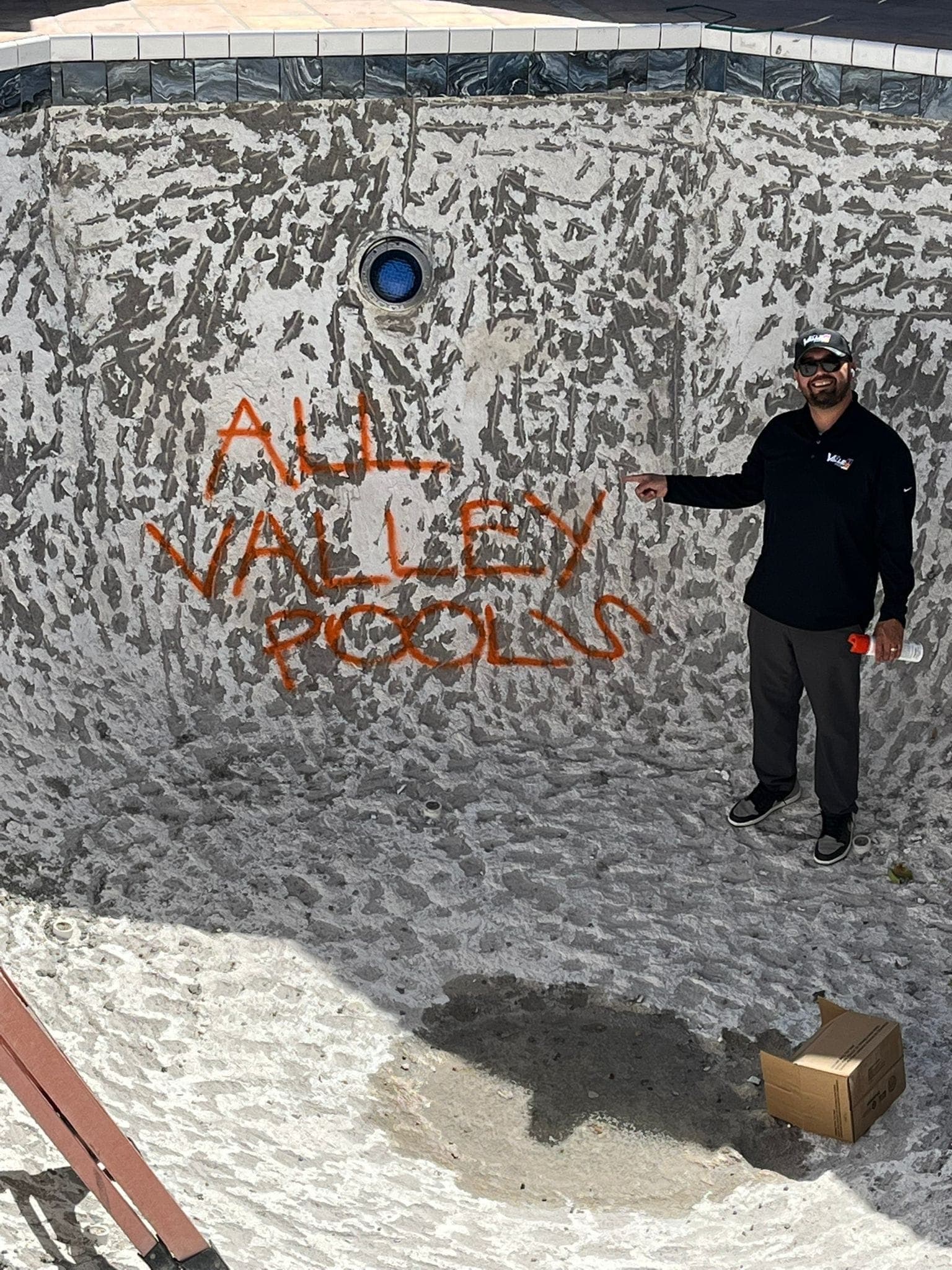 Real remodeled pool, brand project