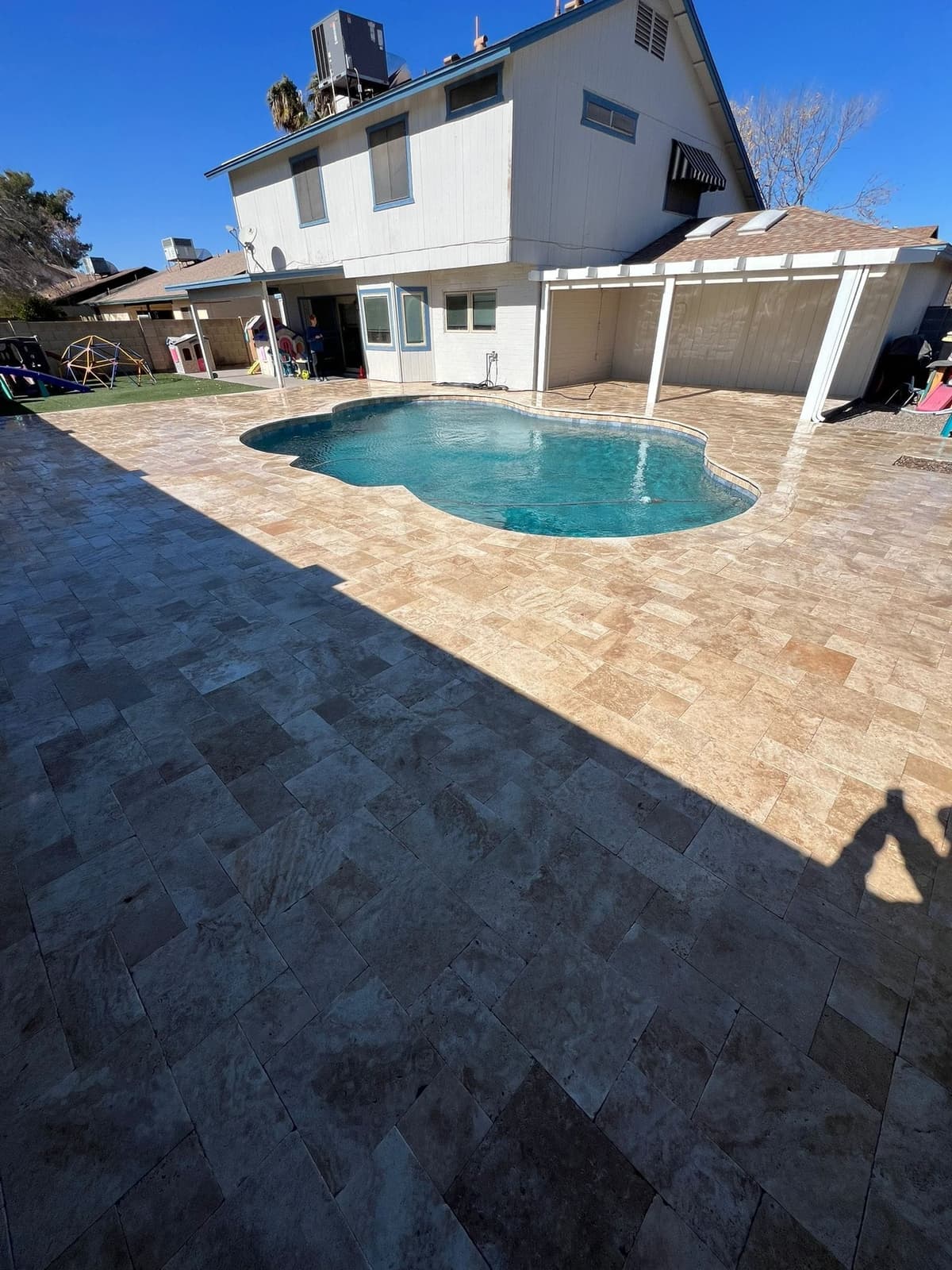 Commercial pool with accessibility and regulatory compliance, real brand project