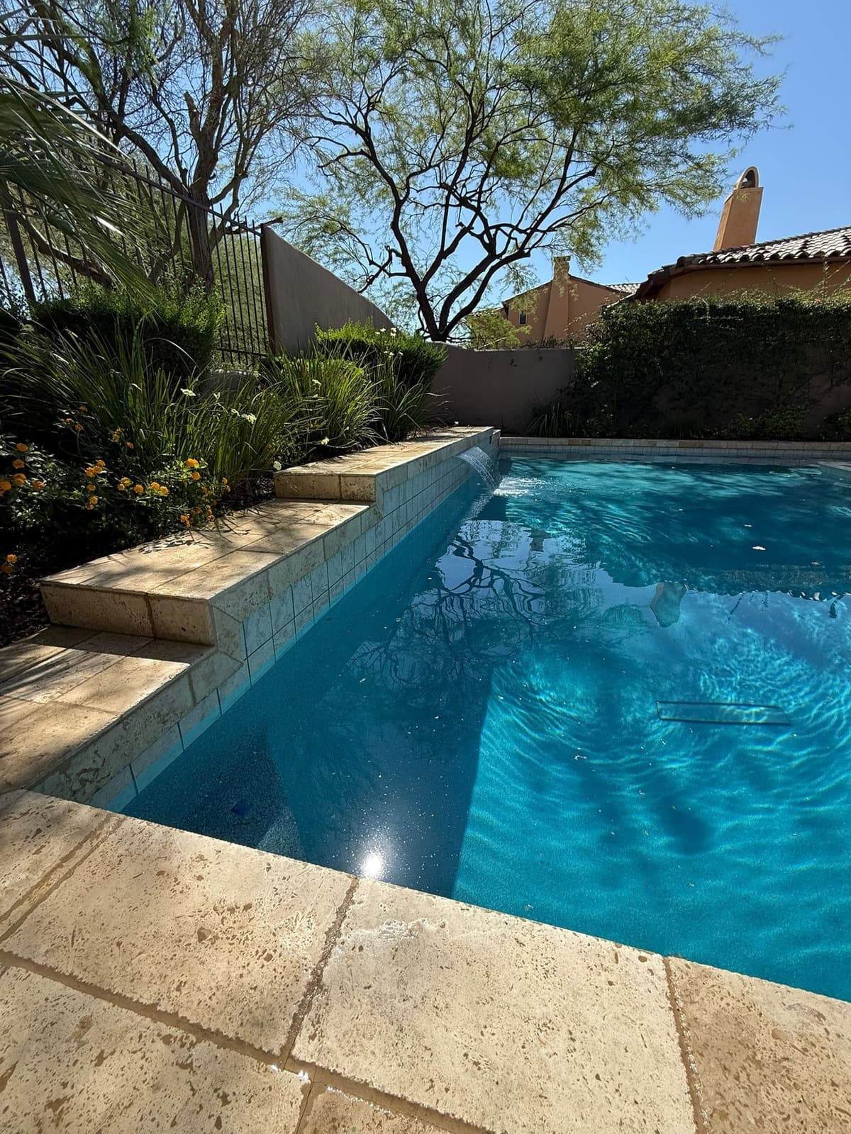 Commercial pool renovation, real brand project